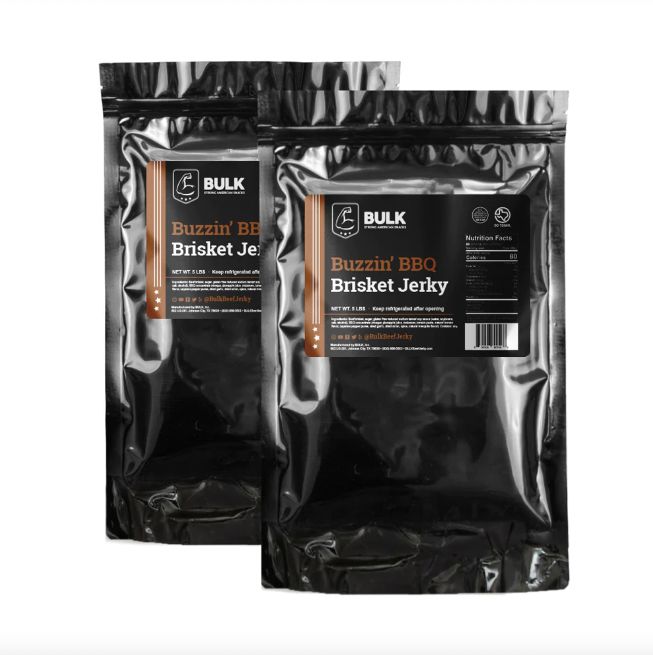 BULK BBQ Brisket Beef Jerky - BULK JERKY