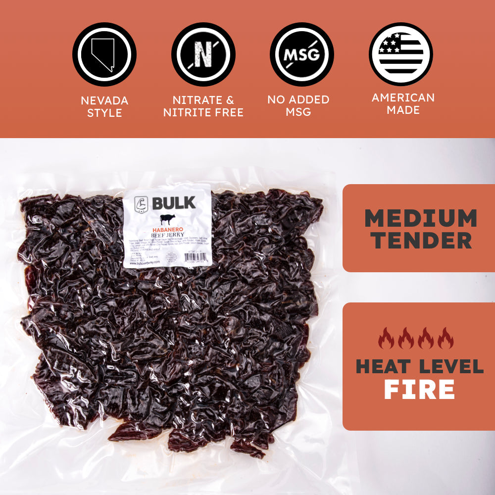 Nevada Habanero Jerky - BULK JERKY