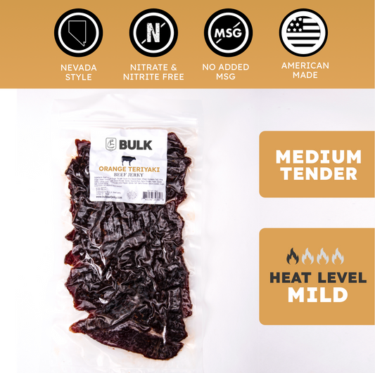 Nevada Orange Teriyaki Jerky - BULK JERKY