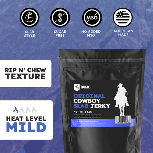 Original Cowboy Slab Jerky - BULK JERKY